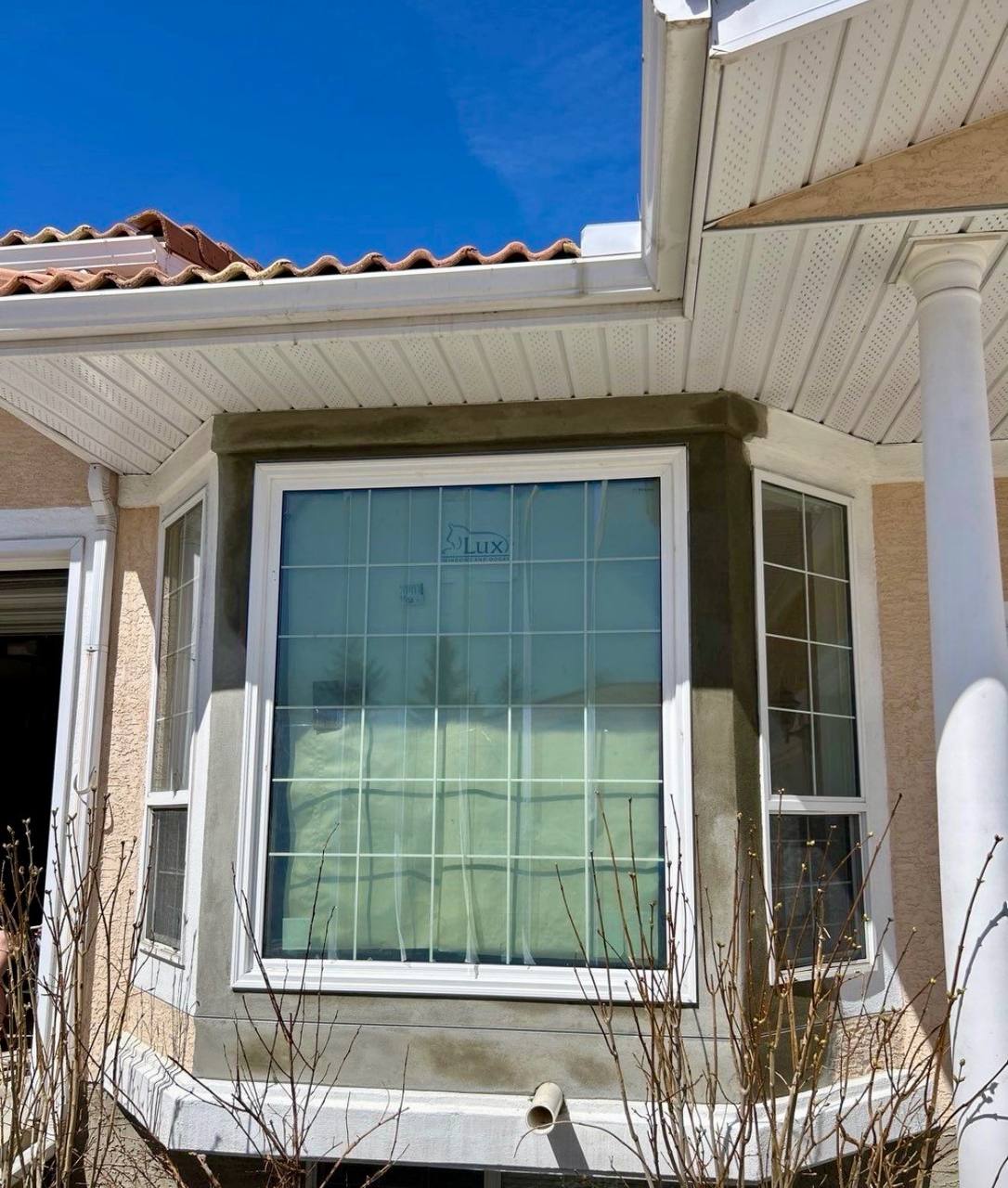 Full frame vs insert window replacement stucco Calgary